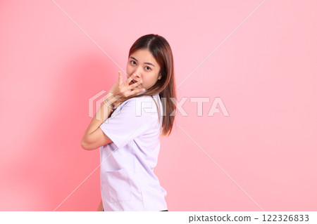 Teenage School Girl 122326833
