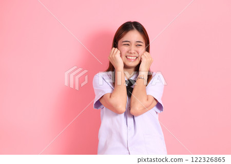 Teenage School Girl 122326865