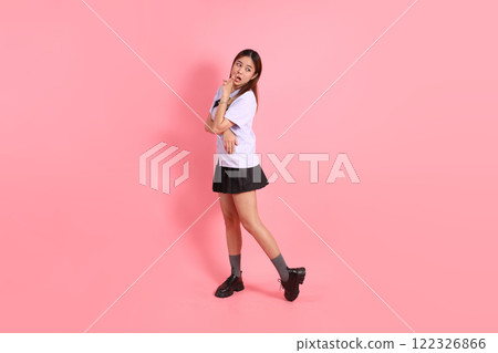 Teenage School Girl 122326866