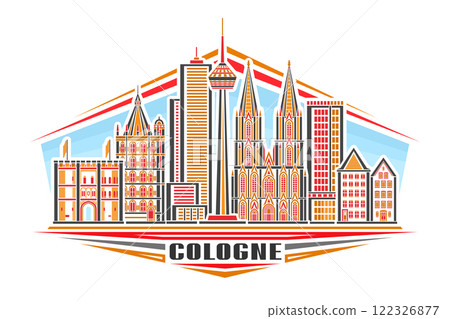 Vector illustration of Cologne Vector illustration of Cologne 122326877