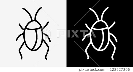 Insect icon set 122327206