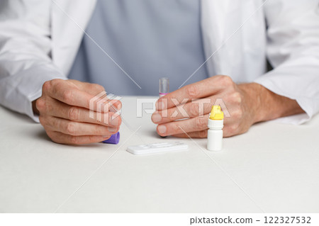 Test kit for detection of feline immunodeficiency virus and feline leukemia virus  122327532