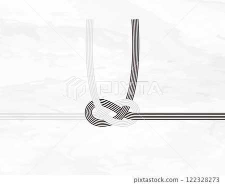 Mizuhiki vector illustration for ceremonial occasions 122328273
