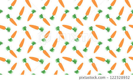 Carrot seamless background illustration 122328932