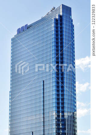 high-rise building in the Zil district in Moscow 122329833