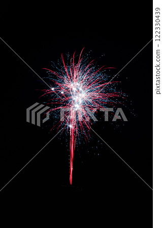 Colorful fireworks lights on the night sky background Colorful fireworks lights on the night sky background 122330439