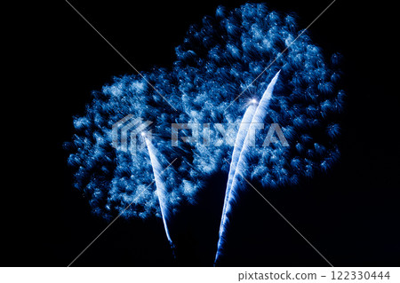 Colorful fireworks lights on the night sky background Colorful fireworks lights on the night sky background 122330444