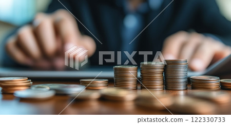 Exploring financial growth through careful budgeting and saving strategies 122330733