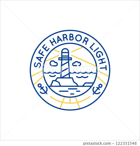 Simple Logo with Safe Harbor Light icon 122331548