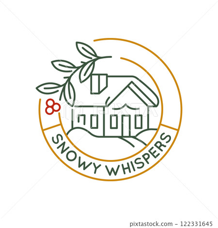 Simple Logo with Snowy Whispers icon 122331645