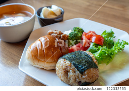 Japanese and Western Breakfast Japanese and Western Breakfast 122332563
