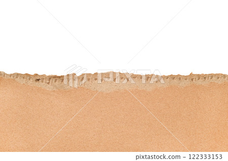 Torn cardboard Paper with space for text. Torn cardboard isolated on white background. Banner with copy space. High quality photo. Torn cardboard Paper with space for text. Torn cardboard isolated on white background. Banner with copy space. High quality photo. 122333153