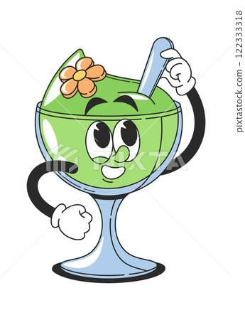 Cocktail glass Patrick day character 122333318