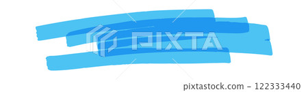 Blue highlight marker stroke design 122333440