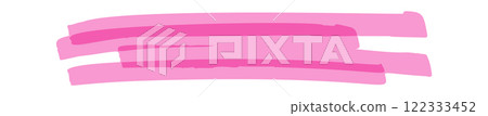 Pink brush stroke marker highlight 122333452