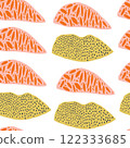 Abstract mountain pattern featuring dotted and textured designs on a white background. A modern, minimalistic vector perfect for fabric, wallpaper, branding, or creative projects. Vector illustration 122333685
