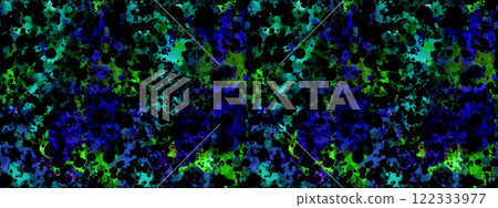 Seamless pattern with abstract creative blots and splashes painted with gouache 122333977
