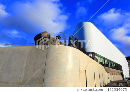 莊內海水浴場的冬景 鶴岡市加茂水族館 122334075