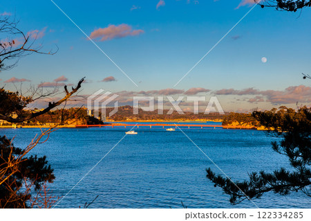 Matsushima, one of Japan's Three Great Views, view from Oshima Island (Matsushima Town, Miyagi County, Miyagi Prefecture) 122334285