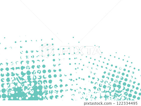Bright blue minimal halftone dots grunge abstract background 122334495