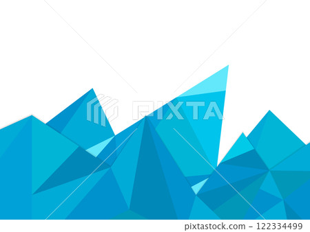 Bright blue low poly minimal geometric abstract background 122334499