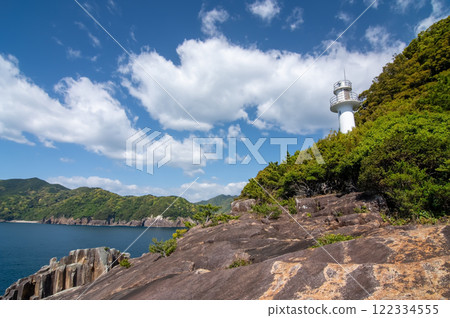 千疊敷/阿古崎/似島燈塔(熊野海/三重縣熊野市) 千疊敷/阿古崎/似島燈塔(熊野海/三重縣熊野市) 122334555