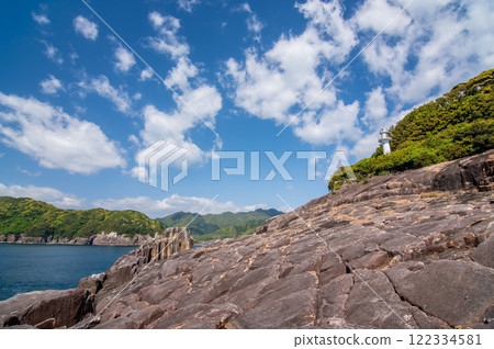 Senjojiki, Agozaki, and Futagami Lighthouse (Kumano Sea, Kumano City, Mie Prefecture) 122334581