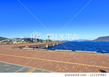 [Kagawa Prefecture] Takamatsu Port on a clear day (Sunrise Terrace) 122335661