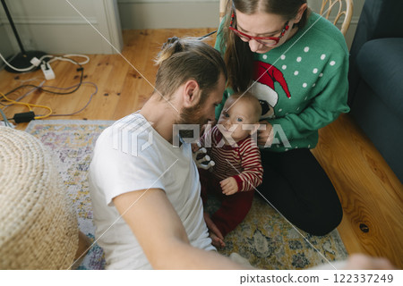 Family Joy Capturing Special Moments Together in a Heartwarming and Cherished Way 122337249
