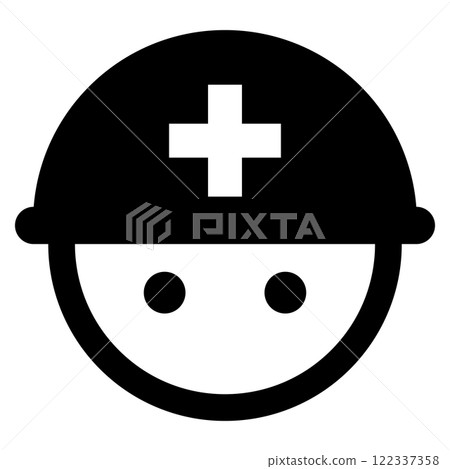 Worker icon black Worker icon black 122337358