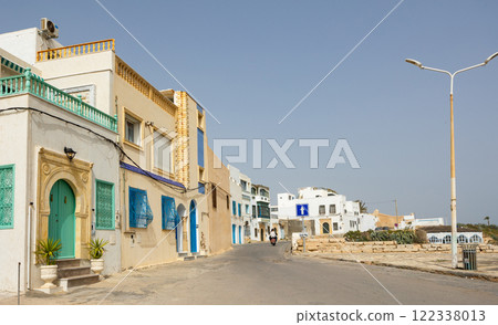 Typical sunlit street in Tunisian city of Mahdia Typical sunlit street in Tunisian city of Mahdia 122338013