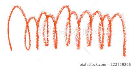 red pencil strokes isolated on transparent background 122339296