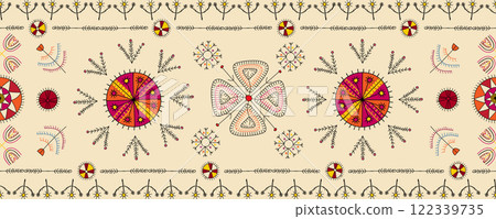 Mulgi embroidery pattern 122339735