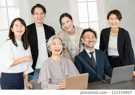 Business career woman businessman 122339867