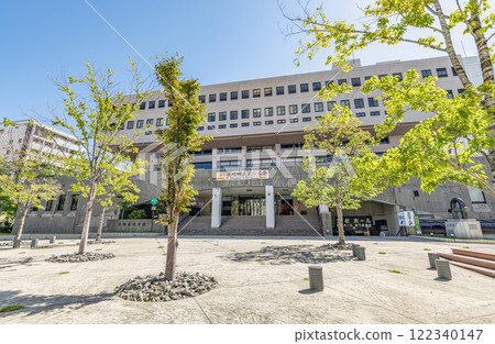 Nagasaki City, Nagasaki Prefecture Nagasaki Civic Hall on a clear day Nagasaki City, Nagasaki Prefecture Nagasaki Civic Hall on a clear day 122340147