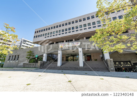 Nagasaki City, Nagasaki Prefecture Nagasaki Civic Hall on a clear day Nagasaki City, Nagasaki Prefecture Nagasaki Civic Hall on a clear day 122340148