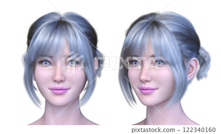 Close-up of a woman's face Close-up of a woman's face 122340160