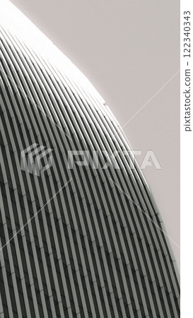 a minimalist architectural style, focusing on the repeating geometric patterns of a building facade. The muted tones and subtle lighting emphasize the clean, modern lines, creating a harmonious and a minimalist architectural style, focusing on the repeating geometric patterns of a building facade. The muted tones and subtle lighting emphasize the clean, modern lines, creating a harmonious and 122340343