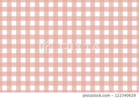 Gingham check - A color of gentleness and strength - Coral red 2 Gingham check - A color of gentleness and strength - Coral red 2 122340629
