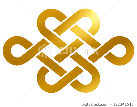 金寶結 mizuhiki 絲帶的向量圖解 122341515