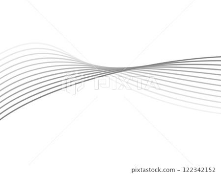 Line wave-like abstract design illustration 122342152