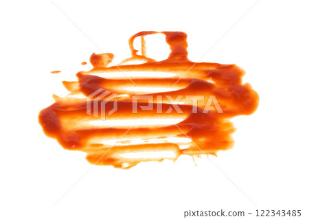 Red tomato sauce ketchup stains and smears Red tomato sauce ketchup stains and smears 122343485