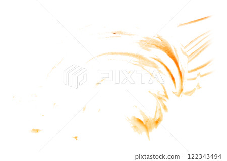 Red tomato sauce ketchup stains and smears 122343494