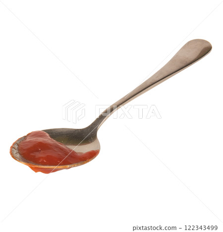 Red tomato sauce ketchup stains and smears 122343499