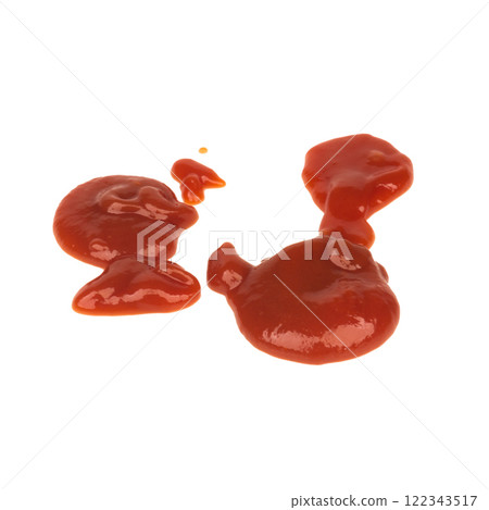 Red tomato sauce ketchup stains and smears Red tomato sauce ketchup stains and smears 122343517
