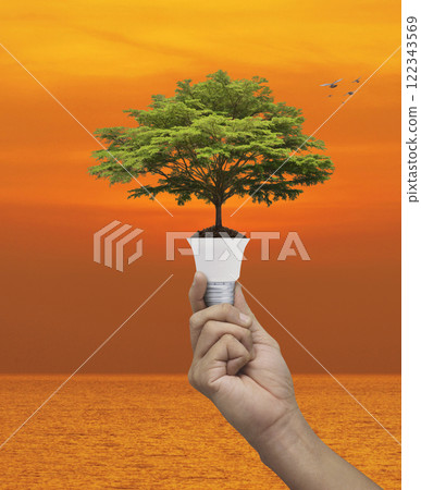 Green ecology and saving energy concept Green ecology and saving energy concept 122343569