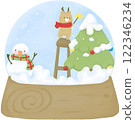 Snow Globe Christmas Winter Cute Decoration Ornament Holiday New Year Gift 122346234