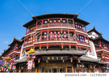 豫園商城，中國上海的旅遊勝地 122346299