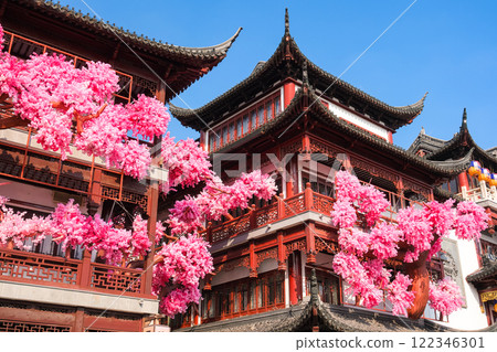 豫園商城，中國上海的旅遊勝地 122346301