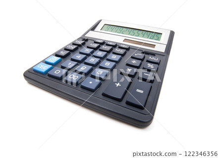 calculator isolated on white calculator isolated on white 122346356